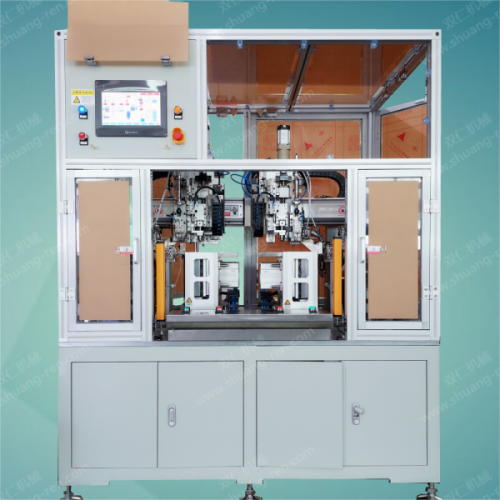 新能源鋰電池設(shè)備自動包膜機插拔釘機