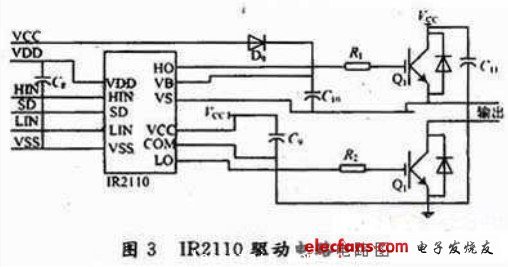 IR2110驅(qū)動(dòng)電路圖